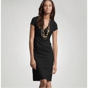 J. Crew Pure Wool Super 120s Banquette Dress Black 28871 Size 0